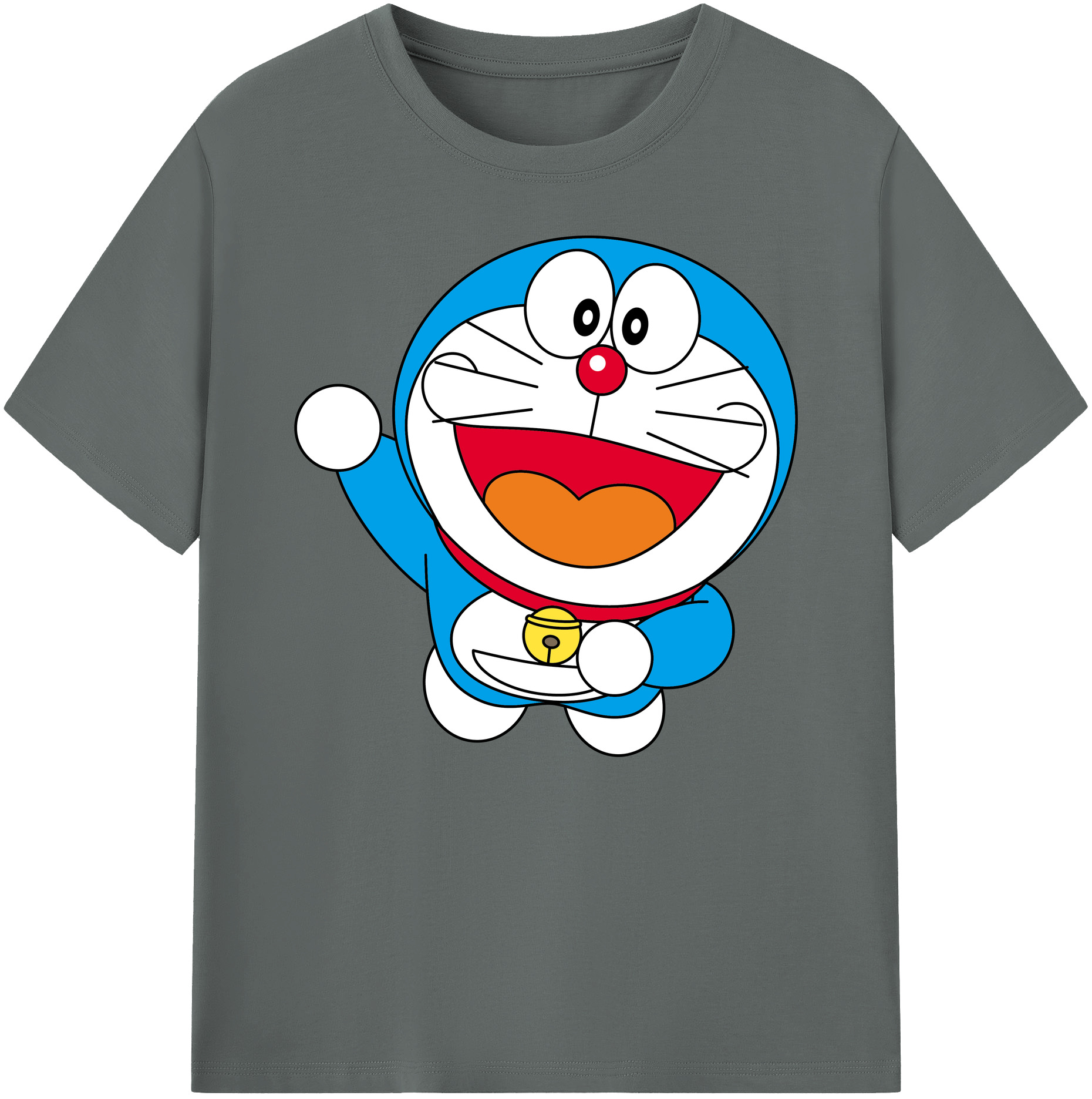（画像用） ドラえもん Doraemon 綿100％ メンズ半袖Tシャツ｜肌触りやわらか＆通気性